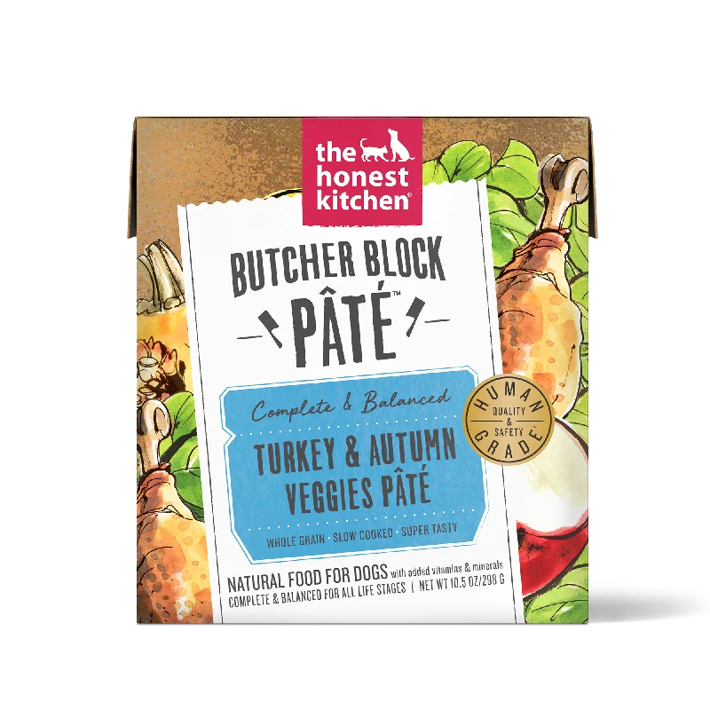 - Natural ingredient dog foodThe Honest Kitchen Butcher Block Pate for Dogs Turkey & Autumn Veggies