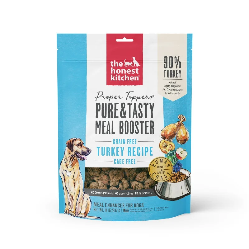 - Hypoallergenic dog foodThe Honest Kitchen Proper Toppers Grain Free Turkey Recipe for Dogs