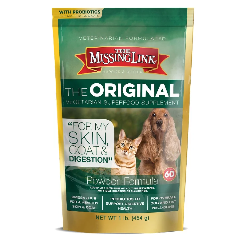 - Food for small dogsThe Missing Link The Original Vegetarian Superfood Supplement for Dogs and Cats