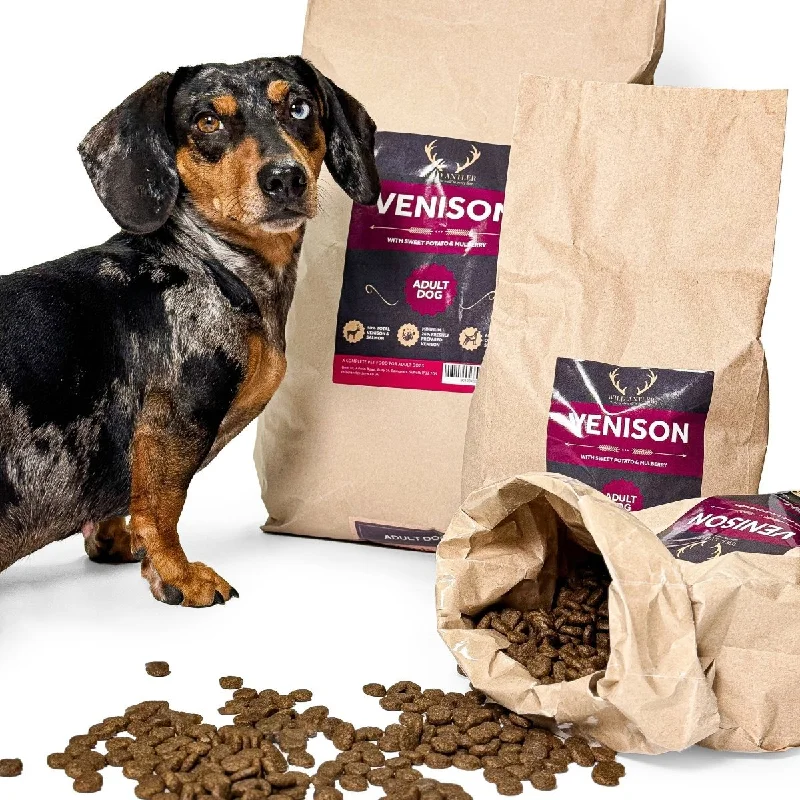 - Dog food recommendations for multi-dog householdsVenison, Sweet Potato & Mulberry Natural Dog Food