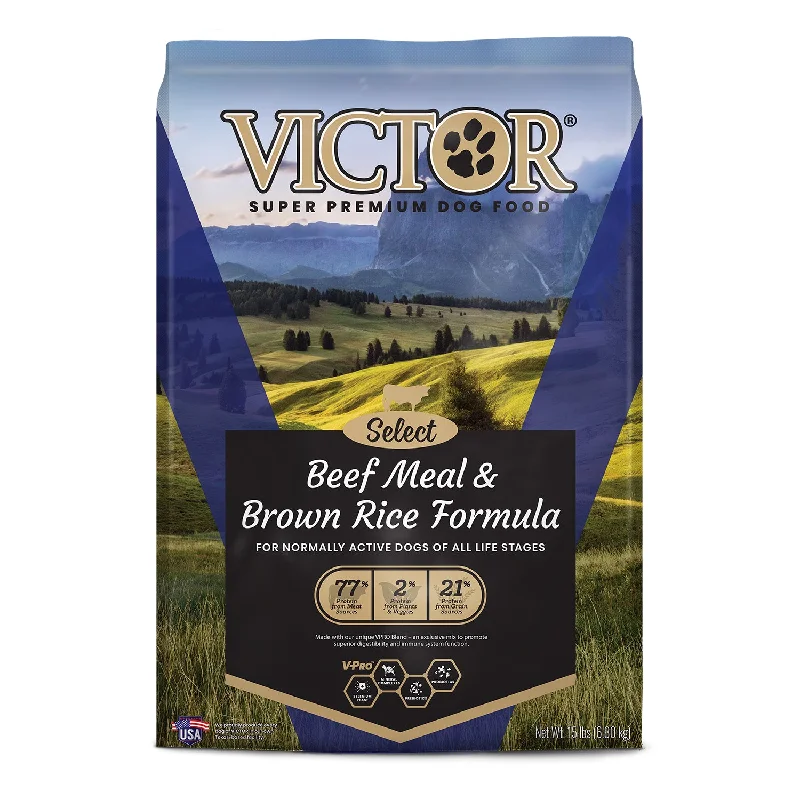 Dog FoodVictor Beef Meal & Rice Dry Dog Food, 15lb