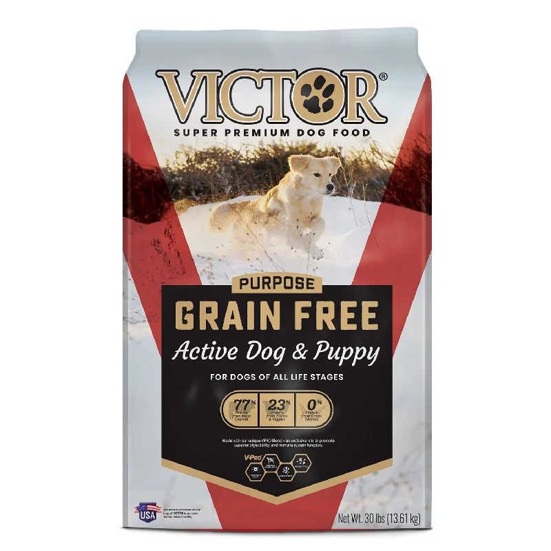 - Dog food improves immunityVictor Grain Free Active Dog & Puppy Dry Dog Food, 30lb