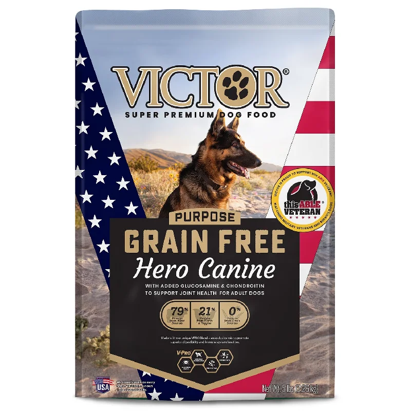 - Dog food for pregnancy and lactationVictor Grain Free Hero Dry Dog Food, 5lb