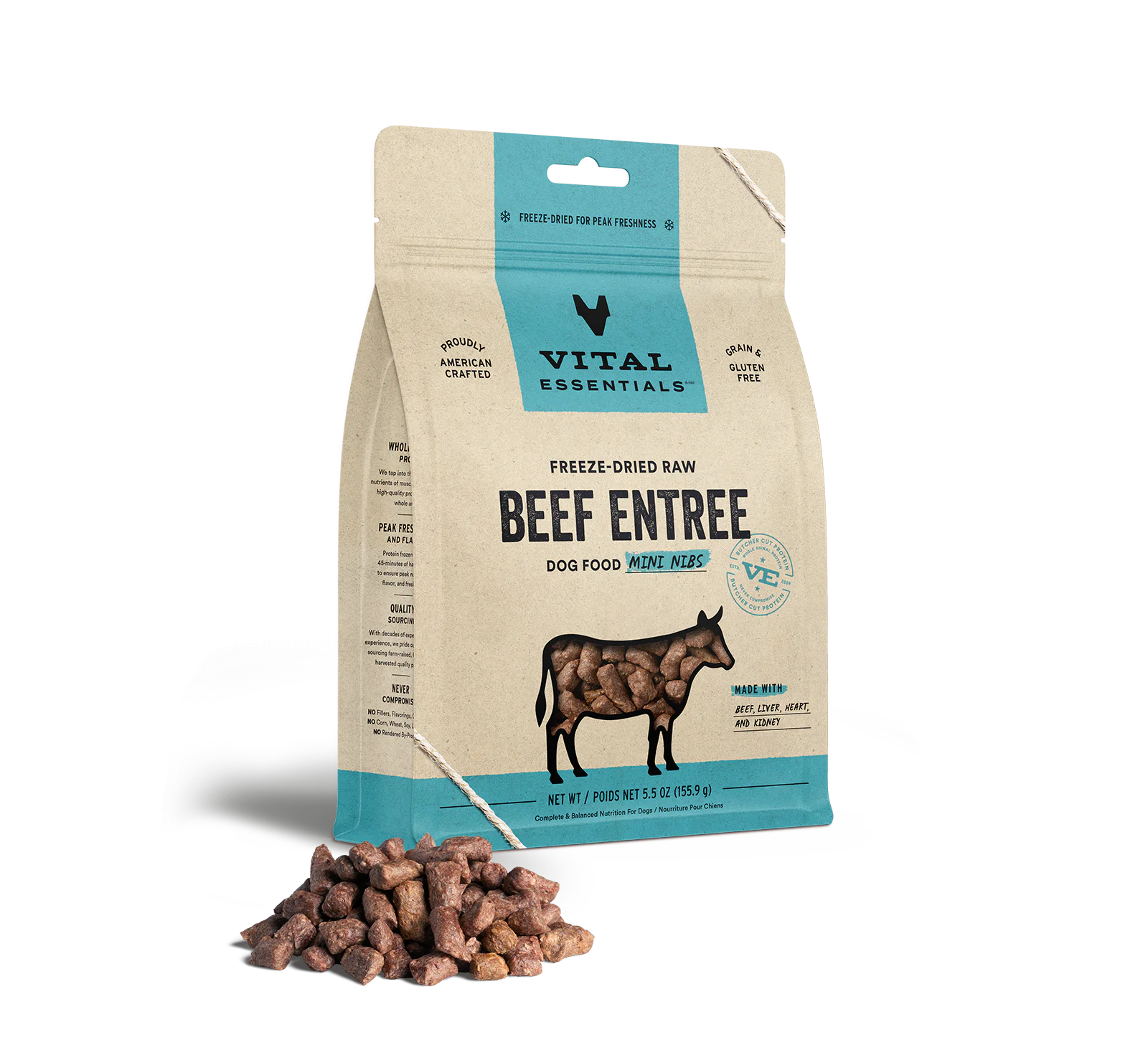 -Grain-free dog food recommendationVital Essentials Dog Freeze Dried Food Beef Mini Nibs