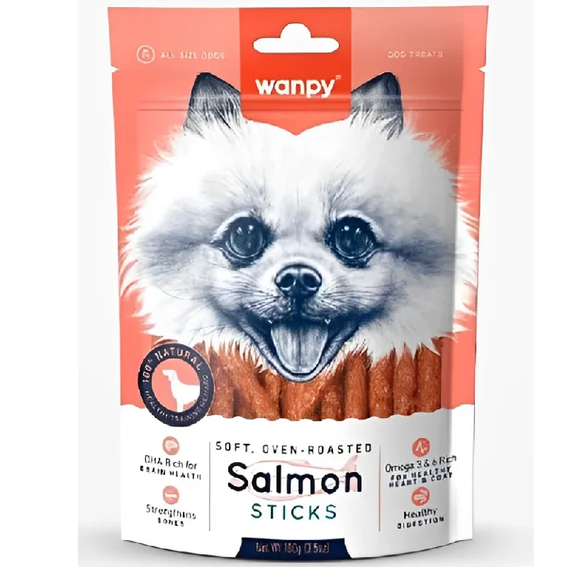 - Dog food improves immunityWanpy Oven Roasted Salmon Stick Dog Treats