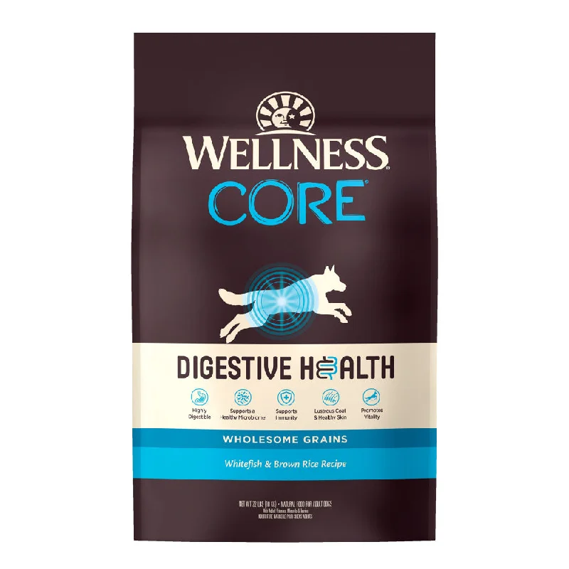  -Fish-containing dog foodWellness Core Digestive Health Whitefish Recipe Dry Dog Food