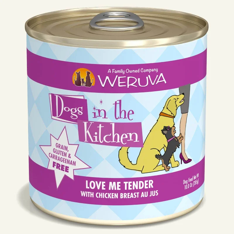  -High-fiber dog foodWeruva Dogs In the Kitchen Dog Grain Free Can Food Love Me Tender