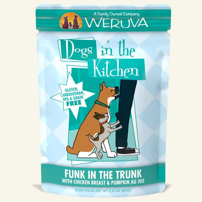 - The effect of dog food on hairWeruva Dogs in the Kitchen Dog Grain Free Wet Food Funk in the Trunk