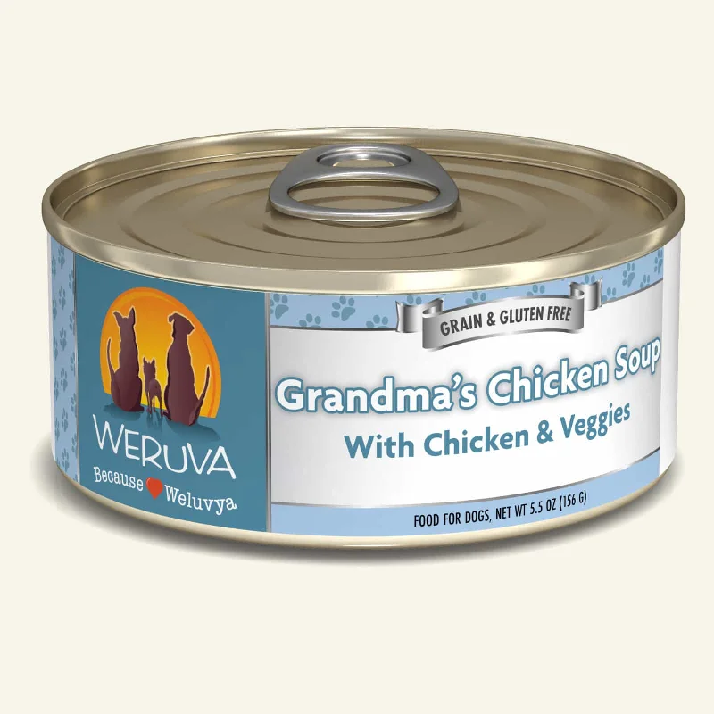 - The effect of dog food on dental healthWeruva Grain Free Dog Can Food Grandma's Chicken Soup