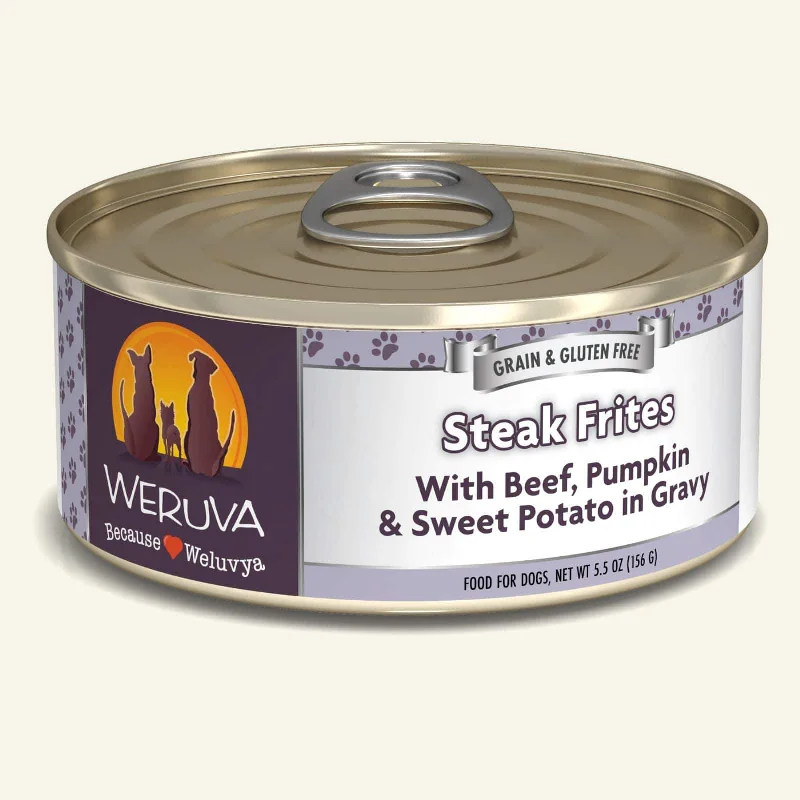 -Grain-free dog food recommendationWeruva Grain Free Dog Can Food Steak Frites