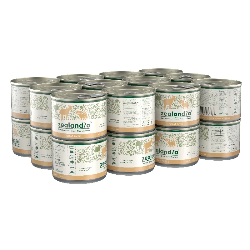    - Cat food for pregnant and nursing cats  Zealandia Goat Pate Adult Cat Wet Food 170g x24