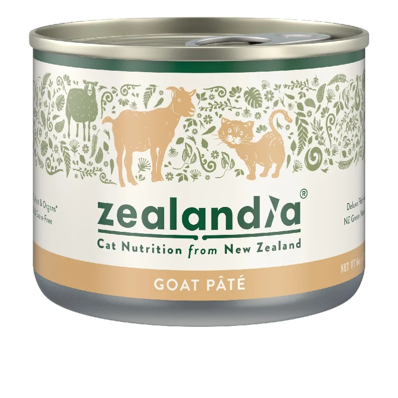    - High-protein cat food  Zealandia Goat Pate Adult Cat Wet Food 170g