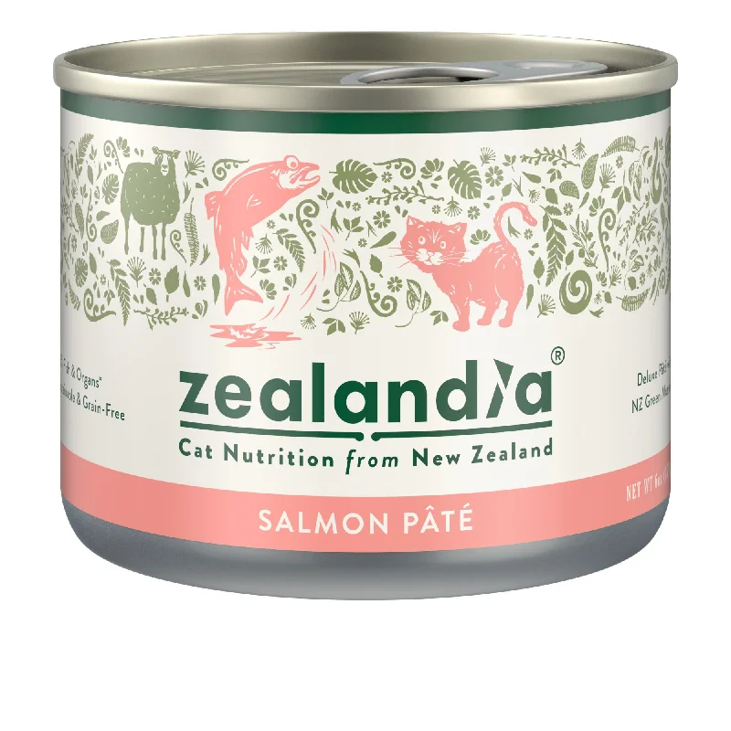    - Indoor cat food  Zealandia Salmon Pate Adult Cat Wet Food 170g