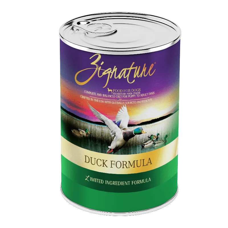 - Dog food improves immunityZignature Duck Formula For Dog Canned Food, 13oz