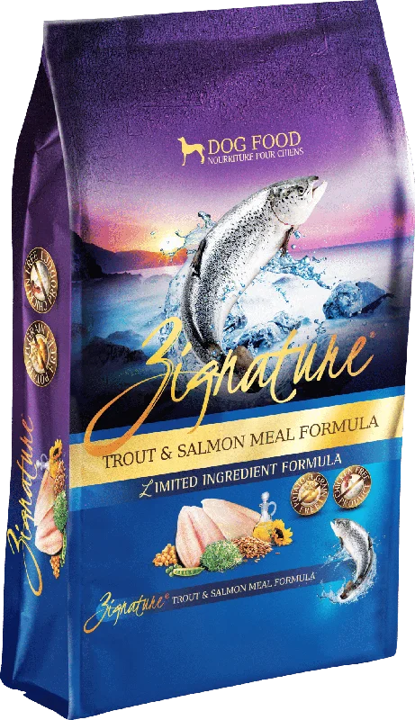 - Special food for puppiesZignature Grain Free Dog Dry Food Limited Ingredient Trout & Salmon