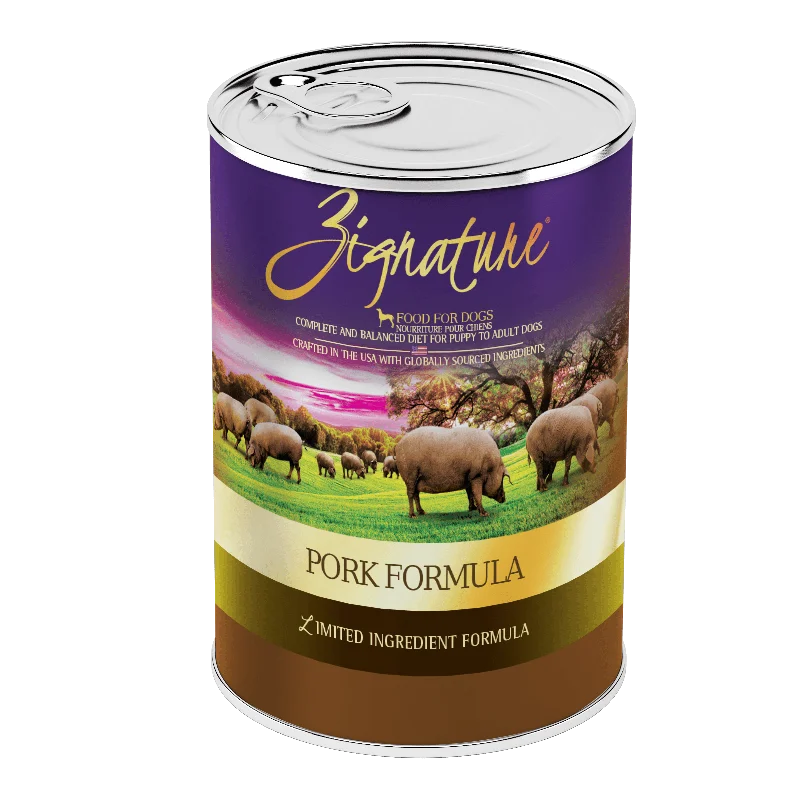 - Dog food improves immunityZignature Pork Formula For Dog Canned Food, 13oz