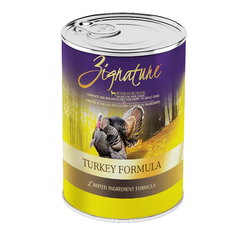 - Dog food helps the digestive systemZignature Turkey Formula For Dog Canned Food, 13oz