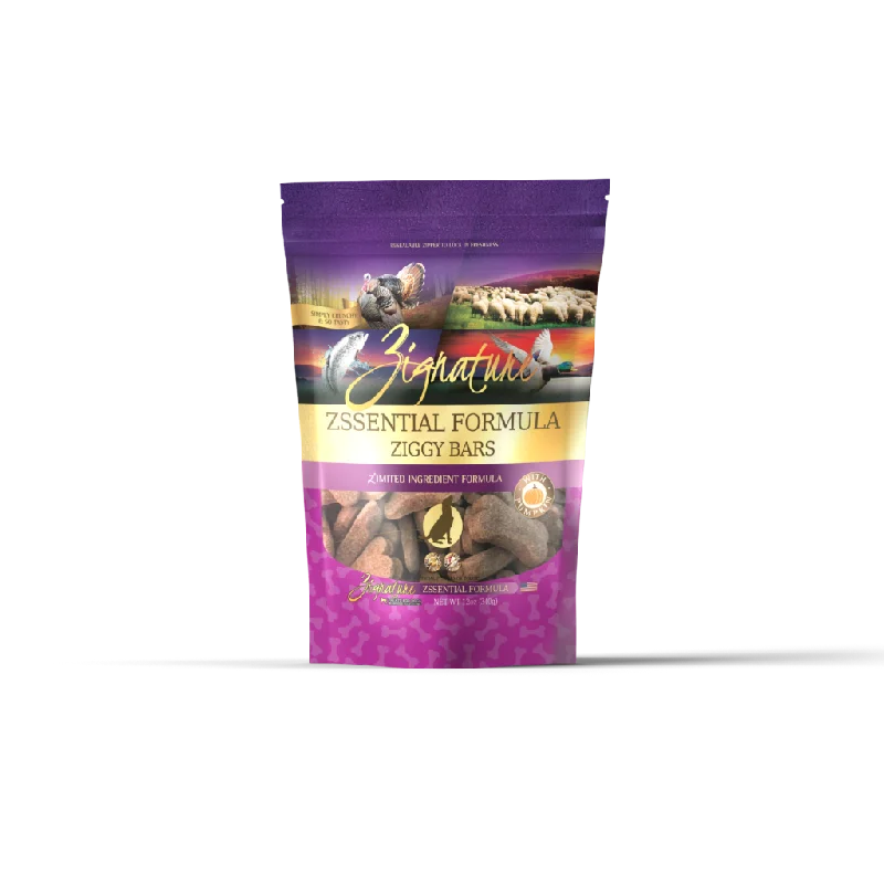 - Dog food nutritional analysisZignature Ziggy Bars Zssential Dog Treats