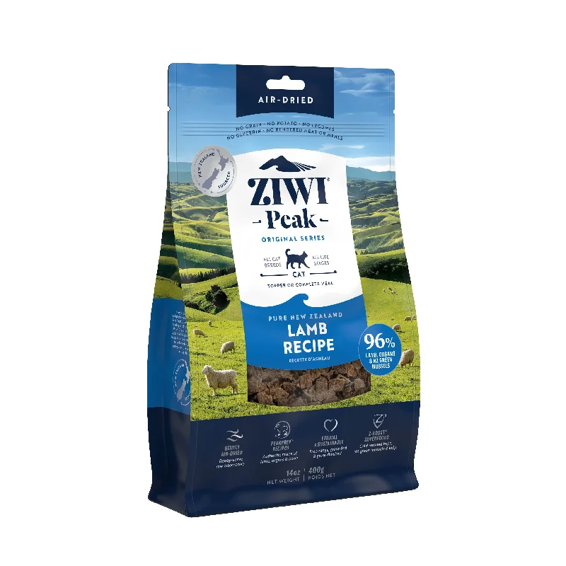    - High-fiber cat food  Ziwi Peak Cat Food Air Dried Lamb