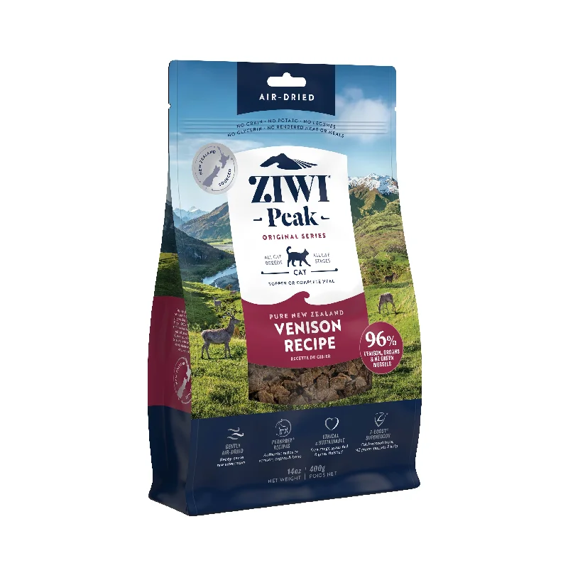    - High-protein cat food  Ziwi Peak Cat Food Air Dried Venison 400g