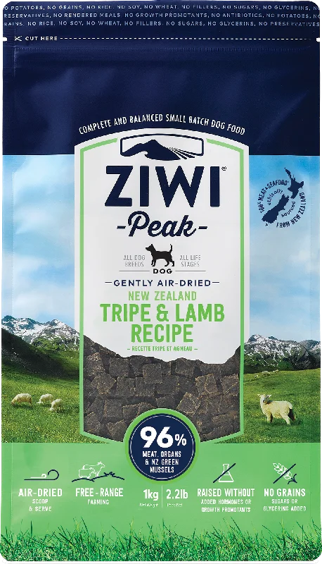 - Gastrointestinal conditioning dog foodZiwi Peak Dog Air-Dried Food Tripe & Lamb