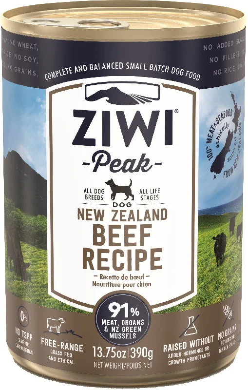 - Special food for puppiesZiwi Peak Grain Free Dog Can Food Beef