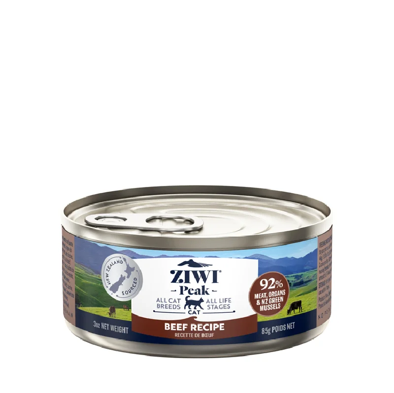    - High-fiber cat food  ZIWI Peak Wet Beef Recipe Cat Food 85g x 24