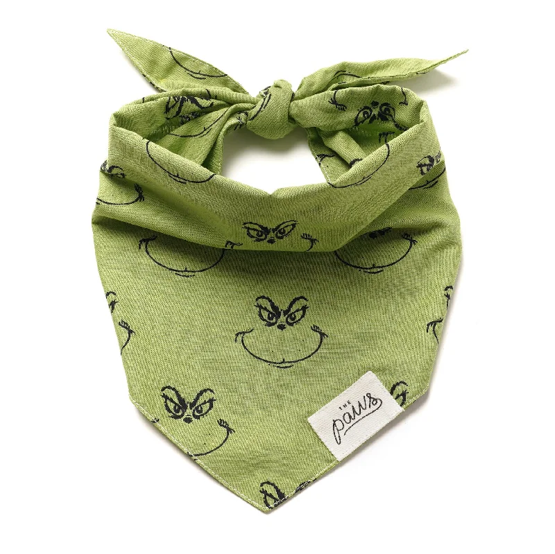 Pet night clothes with LED lightsGrinch Dog Bandana